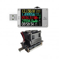 AVHzY CT-3L+Load (sm-ld-00) USB 3.1 Power Meter  Tester Digital Multimeter Current Tester Voltage Detector Lua interpreter integrated DC 26.0000V 6.0000A Test Speed of Charger Cables PD 2.0/3.0 QC 2.0/3.0/4.0 pps Trigge